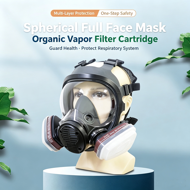 Dust Mask Construction - หน้ากากกันแก๊สสำหรับใช้ในการพ่นสี ป้องกันฝุ่น งานเชื่อม งานก่อสร้าง และป้องกันแก๊สที่เป็นกรดและด่าง