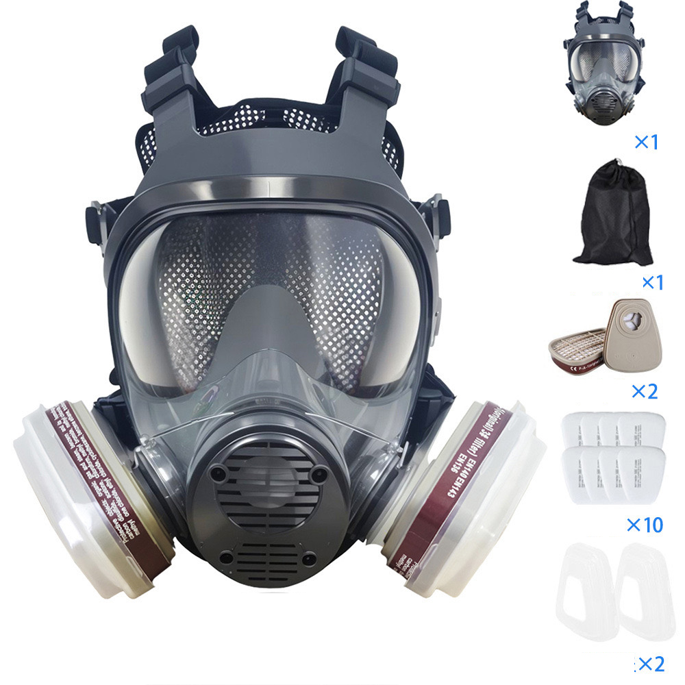 หน้ากากกันแก๊สสำหรับใช้ในการพ่ - Dust Mask Construction บทวิจารณ์และราคา
