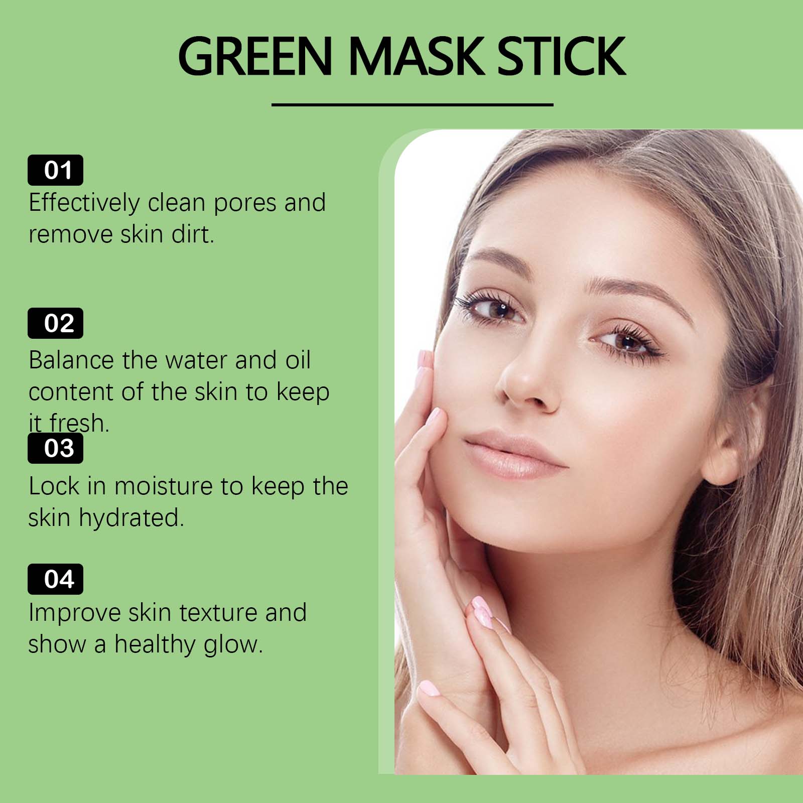 1~5 ชิ้น โคลนชาเขียวแบบแท่งสำห - Dust Mask Construction บทวิจารณ์และราคา