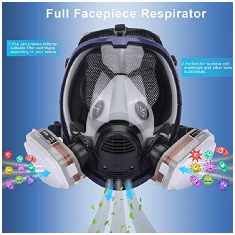 เคมีหน้ากากป้องกันแก๊สพิษ 6800 - Anti Pollution Mask บทวิจารณ์และราคา