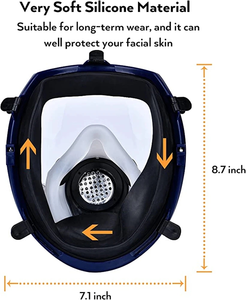 เคมีหน้ากากป้องกันแก๊สพิษ 6800 - Anti Pollution Mask บทวิจารณ์และราคา