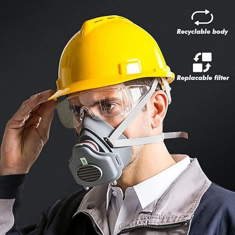 หน้ากากกันฝุ่น, หน้ากากป้องกัน - Dust Mask Construction บทวิจารณ์และราคา